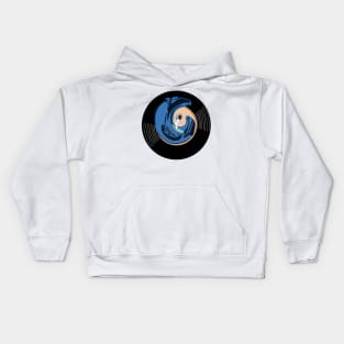 Vinyl - My first surfboard (Astronaut) Kids Hoodie